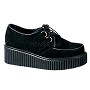 Creeper-101 zwart suede -emo creepers Creeper-101 zwart suede -emo creepers
